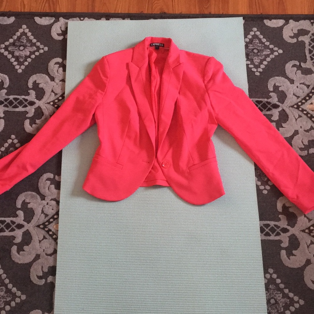 Women’s Express Bright Pink Blazer Size 4